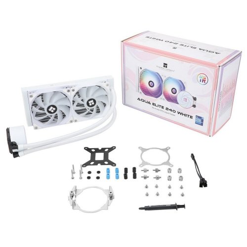 Купить Готовая СВО Thermalright Aqua Elite 240 ARGB White с проверкой совместимости: обзор, характеристики, цена в Киеве, Днепре, Одессе, Харькове, Украине | интернет-магазин TELEMART.UA фото