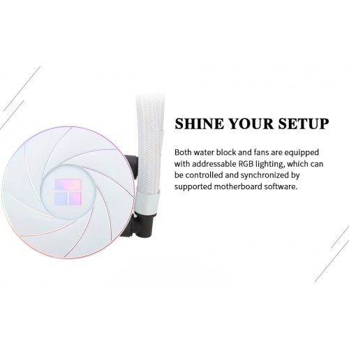 Купить Готовая СВО Thermalright Aqua Elite 360 ARGB V2 White с проверкой совместимости: обзор, характеристики, цена в Киеве, Днепре, Одессе, Харькове, Украине | интернет-магазин TELEMART.UA фото
