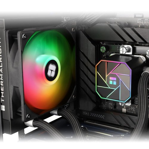 Купить Готовая СВО Thermalright Aqua Elite 120 ARGB V3 Black с проверкой совместимости: обзор, характеристики, цена в Киеве, Днепре, Одессе, Харькове, Украине | интернет-магазин TELEMART.UA фото