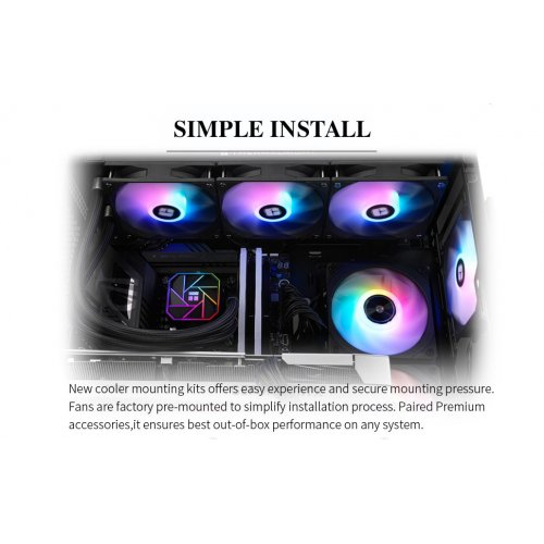 Купить Готовая СВО Thermalright Aqua Elite 360 ARGB V3 Black с проверкой совместимости: обзор, характеристики, цена в Киеве, Днепре, Одессе, Харькове, Украине | интернет-магазин TELEMART.UA фото