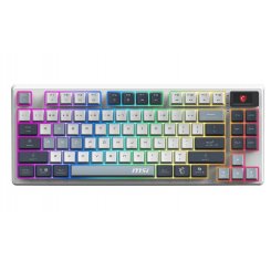 Клавиатура MSI FORGE GK600 TKL Mechanical Linear Switches Wireless White