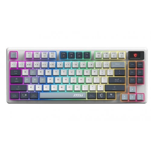 Купить Клавиатура MSI FORGE GK600 TKL Mechanical Linear Switches Wireless White - цена в Харькове, Киеве, Днепре, Одессе
в интернет-магазине Telemart фото
