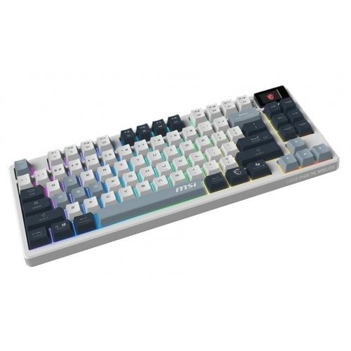 Купить Клавиатура MSI FORGE GK600 TKL Mechanical Linear Switches Wireless White - цена в Харькове, Киеве, Днепре, Одессе
в интернет-магазине Telemart фото