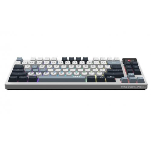 Купить Клавиатура MSI FORGE GK600 TKL Mechanical Linear Switches Wireless White - цена в Харькове, Киеве, Днепре, Одессе
в интернет-магазине Telemart фото