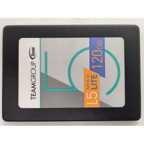 Ssd-диск Team L5 Lite TLC 120GB 2.5'' (T2535T120G0C101) (Відновлено продавцем, 761823) купити з перевіркою сумісності: огляд, характеристики, ціна у Києві, Львові, Вінниці, Хмельницькому, Івано-Франківську, Україні | інтернет-магазин TELEMART.UA фото