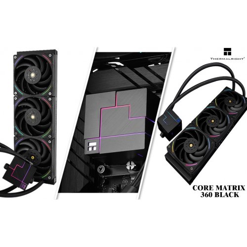 Купить Готовая СВО Thermalright Core Matrix 360 Black с проверкой совместимости: обзор, характеристики, цена в Киеве, Днепре, Одессе, Харькове, Украине | интернет-магазин TELEMART.UA фото