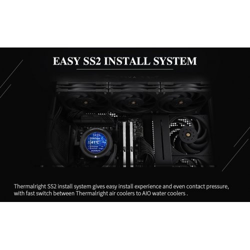 Готова СВО Thermalright Core Vision 360 Black купити з перевіркою сумісності: огляд, характеристики, ціна у Києві, Львові, Вінниці, Хмельницькому, Івано-Франківську, Україні | інтернет-магазин TELEMART.UA фото