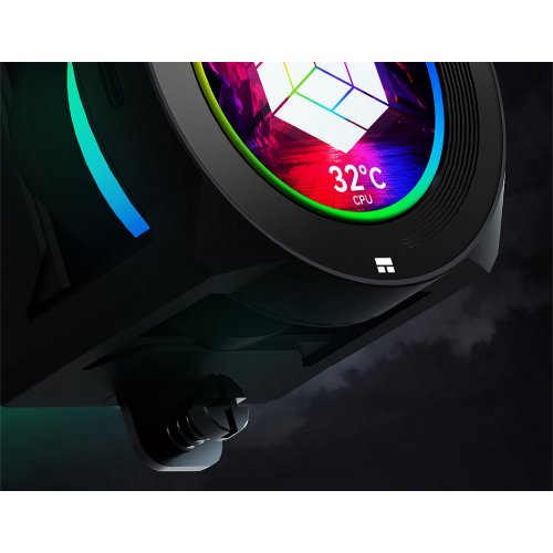 Купить Готовая СВО Thermalright Core Vision 360 X Black с проверкой совместимости: обзор, характеристики, цена в Киеве, Днепре, Одессе, Харькове, Украине | интернет-магазин TELEMART.UA фото