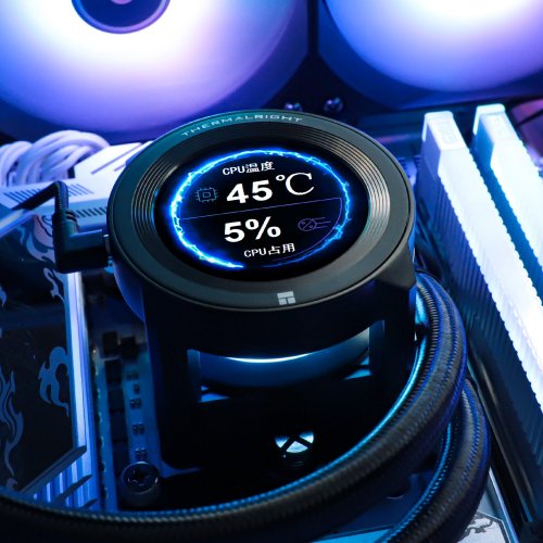 Купить Готовая СВО Thermalright Core Vision 360 ARGB Black с проверкой совместимости: обзор, характеристики, цена в Киеве, Днепре, Одессе, Харькове, Украине | интернет-магазин TELEMART.UA фото