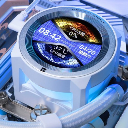 Купить Готовая СВО Thermalright Core Vision 360 ARGB White с проверкой совместимости: обзор, характеристики, цена в Киеве, Днепре, Одессе, Харькове, Украине | интернет-магазин TELEMART.UA фото