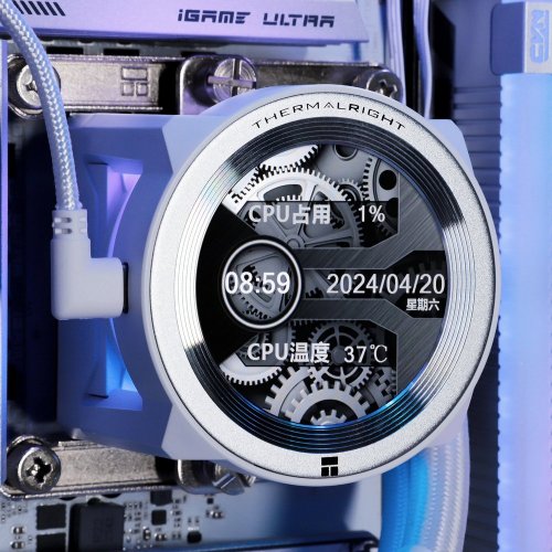Купить Готовая СВО Thermalright Core Vision 360 ARGB White с проверкой совместимости: обзор, характеристики, цена в Киеве, Днепре, Одессе, Харькове, Украине | интернет-магазин TELEMART.UA фото