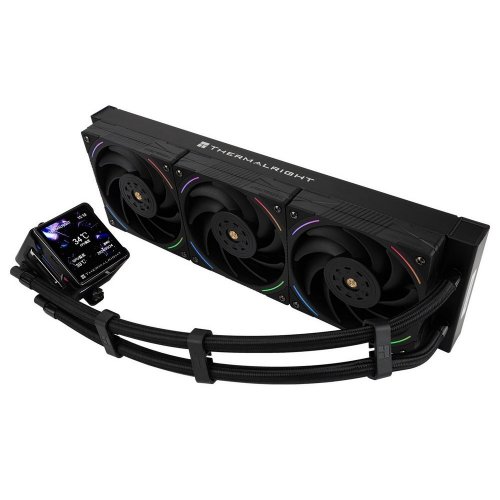 Готова СВО Thermalright Elite Vision 360 ARGB Black купити з перевіркою сумісності: огляд, характеристики, ціна у Києві, Львові, Вінниці, Хмельницькому, Івано-Франківську, Україні | інтернет-магазин TELEMART.UA фото