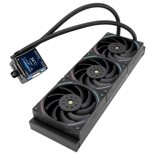 Готова СВО Thermalright Elite Vision 360 ARGB Black купити з перевіркою сумісності: огляд, характеристики, ціна у Києві, Львові, Вінниці, Хмельницькому, Івано-Франківську, Україні | інтернет-магазин TELEMART.UA фото