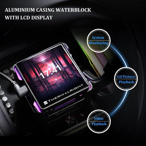 Готова СВО Thermalright Elite Vision 360 ARGB Black купити з перевіркою сумісності: огляд, характеристики, ціна у Києві, Львові, Вінниці, Хмельницькому, Івано-Франківську, Україні | інтернет-магазин TELEMART.UA фото