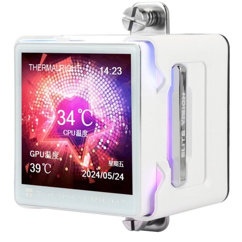 Купить Готовая СВО Thermalright Elite Vision 360 ARGB White с проверкой совместимости: обзор, характеристики, цена в Киеве, Днепре, Одессе, Харькове, Украине | интернет-магазин TELEMART.UA фото