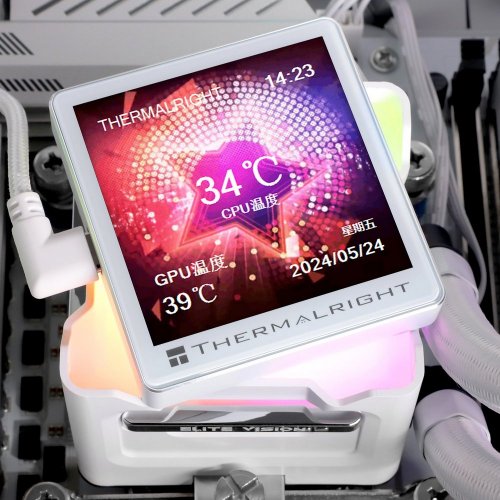 Купить Готовая СВО Thermalright Elite Vision 360 ARGB White с проверкой совместимости: обзор, характеристики, цена в Киеве, Днепре, Одессе, Харькове, Украине | интернет-магазин TELEMART.UA фото