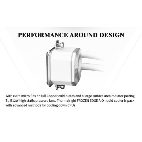 Купить Готовая СВО Thermalright Frozen Edge 360 White с проверкой совместимости: обзор, характеристики, цена в Киеве, Днепре, Одессе, Харькове, Украине | интернет-магазин TELEMART.UA фото