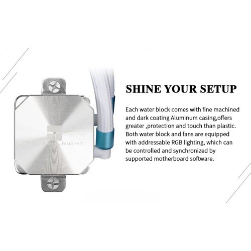 Купить Готовая СВО Thermalright Frozen Edge 360 White с проверкой совместимости: обзор, характеристики, цена в Киеве, Днепре, Одессе, Харькове, Украине | интернет-магазин TELEMART.UA фото