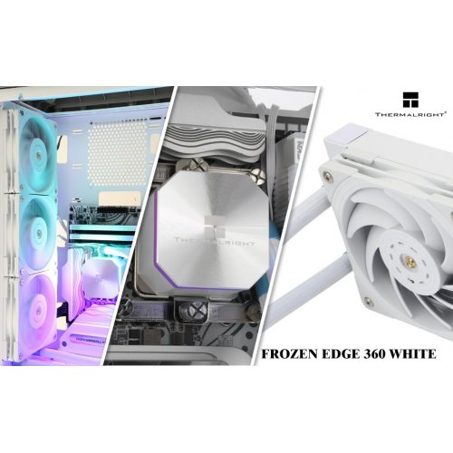 Купить Готовая СВО Thermalright Frozen Edge 360 White с проверкой совместимости: обзор, характеристики, цена в Киеве, Днепре, Одессе, Харькове, Украине | интернет-магазин TELEMART.UA фото