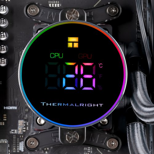 Готовая СВО Thermalright Frozen Magic 360 Digital ARGB V2 Black купить в Украине: Киев, Днепр, Харьков, Одесса  | Проверка совместимости, низкая цена, отзывы, характеристики от TELEMART фото