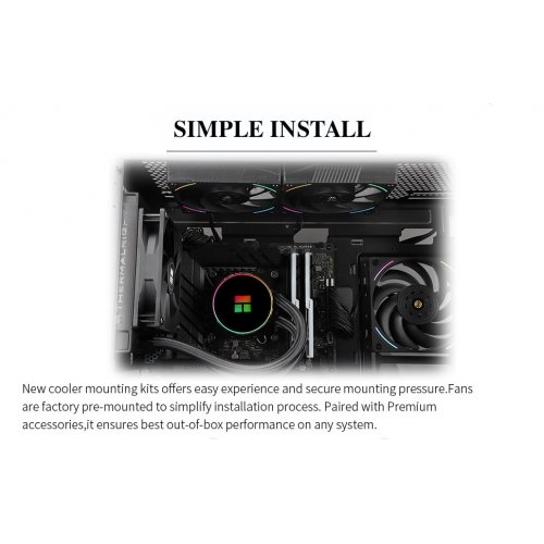 Купить Готовая СВО Thermalright Frozen Magic 120 V2 Black с проверкой совместимости: обзор, характеристики, цена в Киеве, Днепре, Одессе, Харькове, Украине | интернет-магазин TELEMART.UA фото