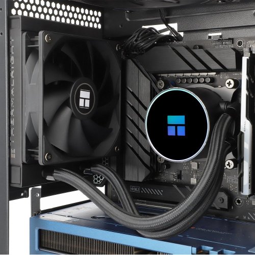 Купить Готовая СВО Thermalright Frozen Magic 120 V2 Black с проверкой совместимости: обзор, характеристики, цена в Киеве, Днепре, Одессе, Харькове, Украине | интернет-магазин TELEMART.UA фото