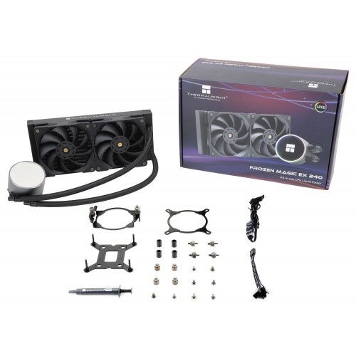Купить Готовая СВО Thermalright Frozen Magic EX 240 Black с проверкой совместимости: обзор, характеристики, цена в Киеве, Днепре, Одессе, Харькове, Украине | интернет-магазин TELEMART.UA фото