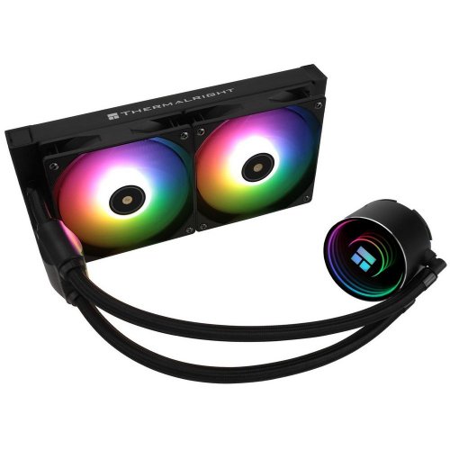 Готова СВО Thermalright Frozen Notte 240 ARGB V2 Black купити з перевіркою сумісності: огляд, характеристики, ціна у Києві, Львові, Вінниці, Хмельницькому, Івано-Франківську, Україні | інтернет-магазин TELEMART.UA фото