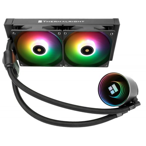 Готова СВО Thermalright Frozen Notte 240 ARGB V2 Black купити з перевіркою сумісності: огляд, характеристики, ціна у Києві, Львові, Вінниці, Хмельницькому, Івано-Франківську, Україні | інтернет-магазин TELEMART.UA фото