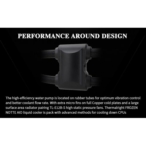 Готова СВО Thermalright Frozen Notte 240 ARGB V2 Black купити з перевіркою сумісності: огляд, характеристики, ціна у Києві, Львові, Вінниці, Хмельницькому, Івано-Франківську, Україні | інтернет-магазин TELEMART.UA фото