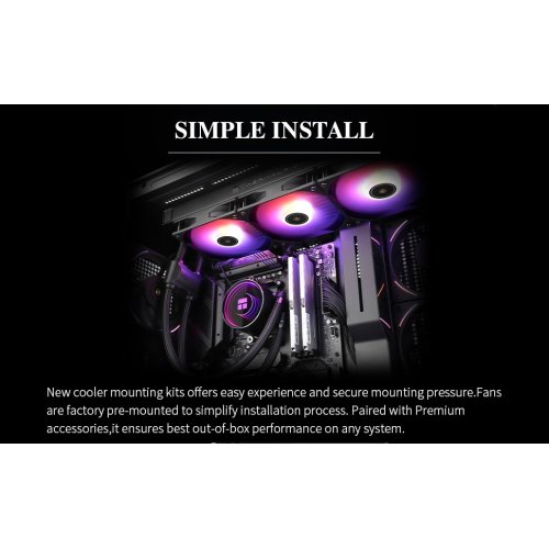 Купить Готовая СВО Thermalright Frozen Notte 360 ARGB V2 Black с проверкой совместимости: обзор, характеристики, цена в Киеве, Днепре, Одессе, Харькове, Украине | интернет-магазин TELEMART.UA фото