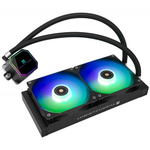 Готова СВО Thermalright Frozen Prism 240 ARGB Black купити з перевіркою сумісності: огляд, характеристики, ціна у Києві, Львові, Вінниці, Хмельницькому, Івано-Франківську, Україні | інтернет-магазин TELEMART.UA фото