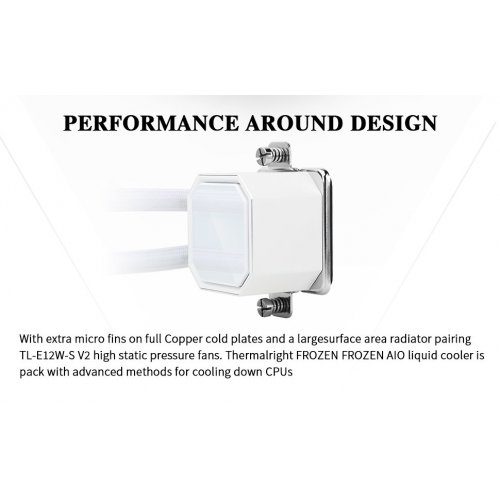 Купить Готовая СВО Thermalright Frozen Prism 240 ARGB White с проверкой совместимости: обзор, характеристики, цена в Киеве, Днепре, Одессе, Харькове, Украине | интернет-магазин TELEMART.UA фото