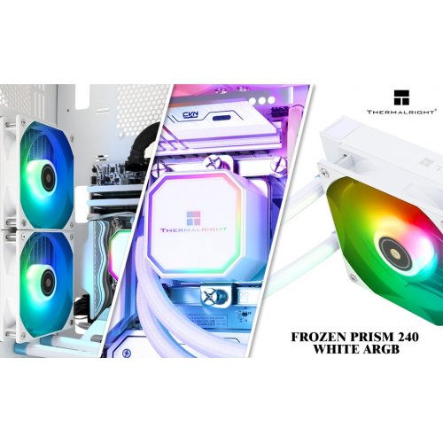 Купить Готовая СВО Thermalright Frozen Prism 240 ARGB White с проверкой совместимости: обзор, характеристики, цена в Киеве, Днепре, Одессе, Харькове, Украине | интернет-магазин TELEMART.UA фото