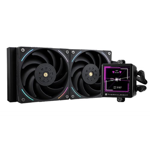 Готова СВО Thermalright Frozen Vision 240 Black купити з перевіркою сумісності: огляд, характеристики, ціна у Києві, Львові, Вінниці, Хмельницькому, Івано-Франківську, Україні | інтернет-магазин TELEMART.UA фото