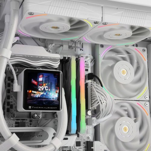 Готова СВО Thermalright Frozen Vision 240 White купити з перевіркою сумісності: огляд, характеристики, ціна у Києві, Львові, Вінниці, Хмельницькому, Івано-Франківську, Україні | інтернет-магазин TELEMART.UA фото