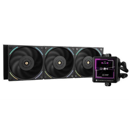 Готова СВО Thermalright Frozen Vision 360 V2 Black купити з перевіркою сумісності: огляд, характеристики, ціна у Києві, Львові, Вінниці, Хмельницькому, Івано-Франківську, Україні | інтернет-магазин TELEMART.UA фото