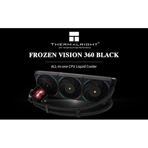Готова СВО Thermalright Frozen Vision 360 V2 Black купити з перевіркою сумісності: огляд, характеристики, ціна у Києві, Львові, Вінниці, Хмельницькому, Івано-Франківську, Україні | інтернет-магазин TELEMART.UA фото