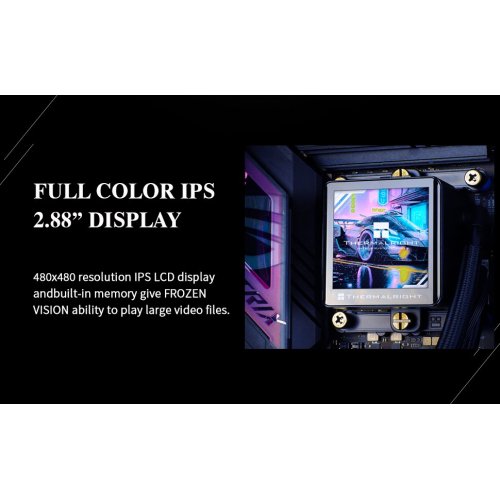 Готова СВО Thermalright Frozen Vision 360 V2 Black купити з перевіркою сумісності: огляд, характеристики, ціна у Києві, Львові, Вінниці, Хмельницькому, Івано-Франківську, Україні | інтернет-магазин TELEMART.UA фото