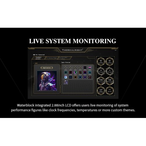 Готова СВО Thermalright Frozen Vision 360 V2 Black купити з перевіркою сумісності: огляд, характеристики, ціна у Києві, Львові, Вінниці, Хмельницькому, Івано-Франківську, Україні | інтернет-магазин TELEMART.UA фото