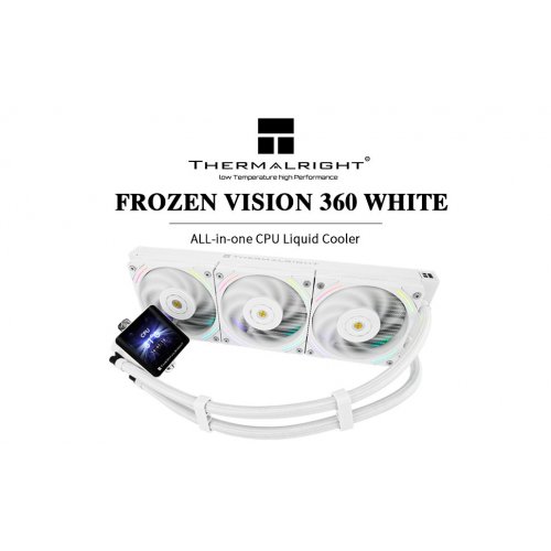 Готова СВО Thermalright Frozen Vision 360 V2 White купити з перевіркою сумісності: огляд, характеристики, ціна у Києві, Львові, Вінниці, Хмельницькому, Івано-Франківську, Україні | інтернет-магазин TELEMART.UA фото