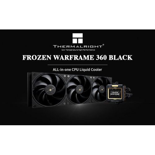 Купить Готовая СВО Thermalright Frozen Warframe 360 Black с проверкой совместимости: обзор, характеристики, цена в Киеве, Днепре, Одессе, Харькове, Украине | интернет-магазин TELEMART.UA фото