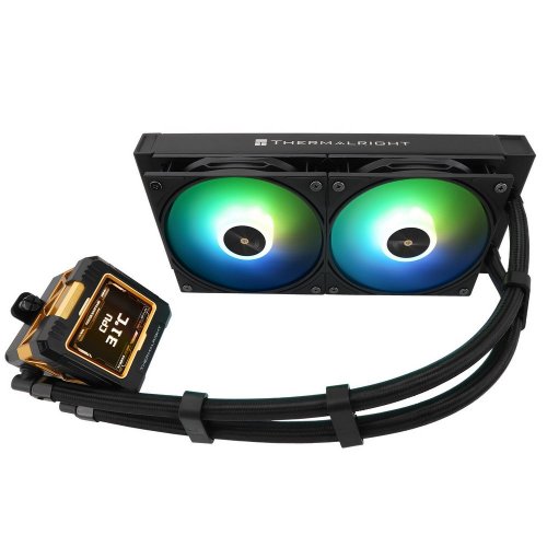 Готова СВО Thermalright Frozen Warframe 240 ARGB Black купити з перевіркою сумісності: огляд, характеристики, ціна у Києві, Львові, Вінниці, Хмельницькому, Івано-Франківську, Україні | інтернет-магазин TELEMART.UA фото
