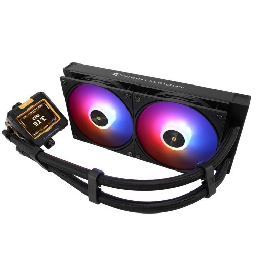 Готова СВО Thermalright Frozen Warframe 240 ARGB Black купити з перевіркою сумісності: огляд, характеристики, ціна у Києві, Львові, Вінниці, Хмельницькому, Івано-Франківську, Україні | інтернет-магазин TELEMART.UA фото