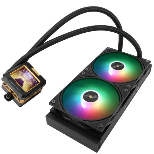 Готова СВО Thermalright Frozen Warframe 240 ARGB Black купити з перевіркою сумісності: огляд, характеристики, ціна у Києві, Львові, Вінниці, Хмельницькому, Івано-Франківську, Україні | інтернет-магазин TELEMART.UA фото