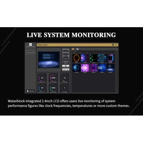 Готова СВО Thermalright Frozen Warframe 240 ARGB Black купити з перевіркою сумісності: огляд, характеристики, ціна у Києві, Львові, Вінниці, Хмельницькому, Івано-Франківську, Україні | інтернет-магазин TELEMART.UA фото