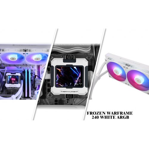 Купить Готовая СВО Thermalright Frozen Warframe 240 ARGB White с проверкой совместимости: обзор, характеристики, цена в Киеве, Днепре, Одессе, Харькове, Украине | интернет-магазин TELEMART.UA фото