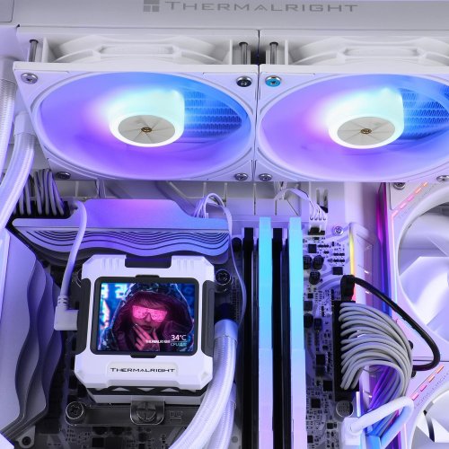 Купить Готовая СВО Thermalright Frozen Warframe 240 ARGB White с проверкой совместимости: обзор, характеристики, цена в Киеве, Днепре, Одессе, Харькове, Украине | интернет-магазин TELEMART.UA фото