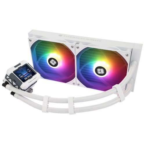 Готова СВО Thermalright Frozen Warframe 280 ARGB White купити з перевіркою сумісності: огляд, характеристики, ціна у Києві, Львові, Вінниці, Хмельницькому, Івано-Франківську, Україні | інтернет-магазин TELEMART.UA фото