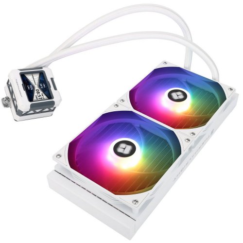 Готова СВО Thermalright Frozen Warframe 280 ARGB White купити з перевіркою сумісності: огляд, характеристики, ціна у Києві, Львові, Вінниці, Хмельницькому, Івано-Франківську, Україні | інтернет-магазин TELEMART.UA фото